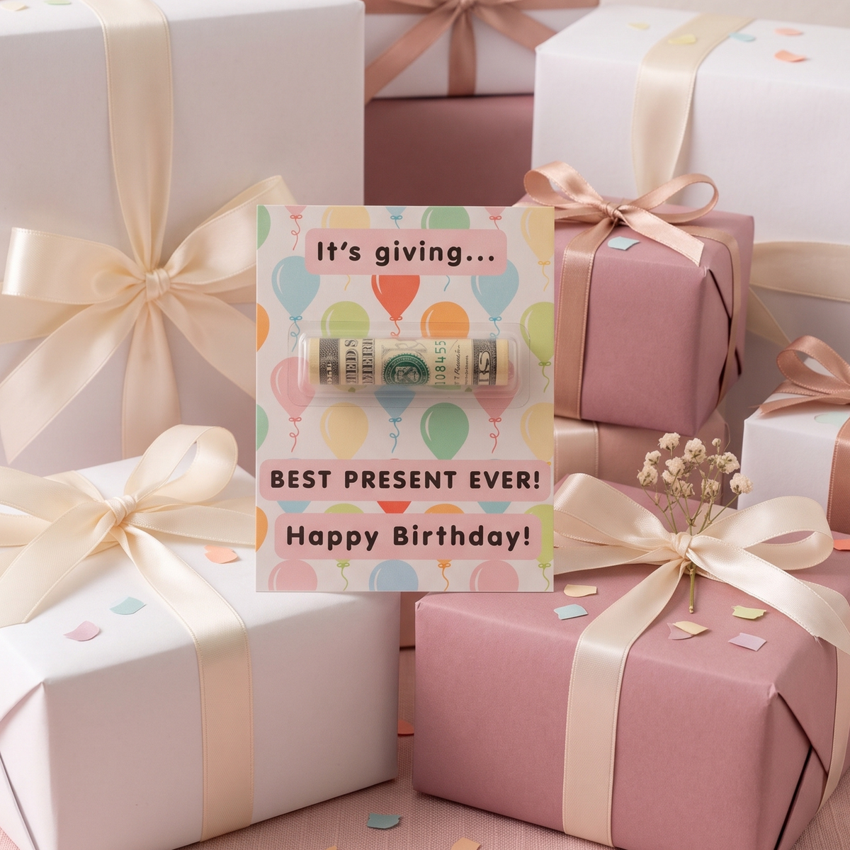 Teen Girl Money Holder Card