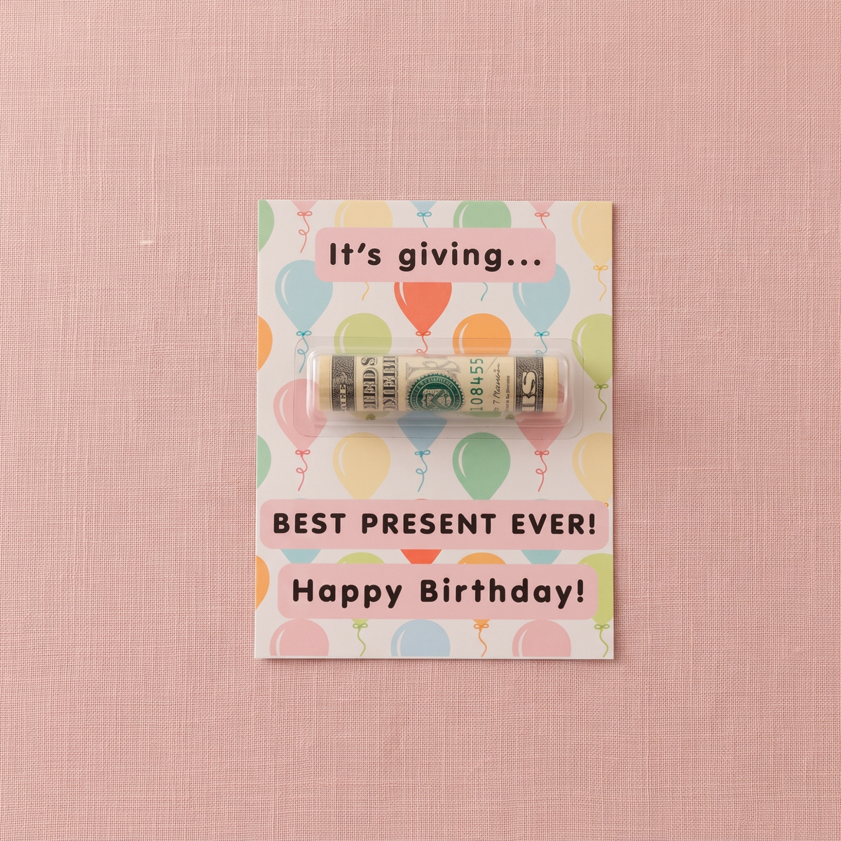 Teen Girl Money Holder Card